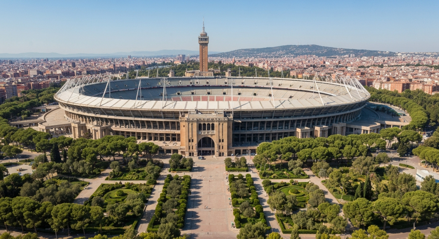 Barcelona'dan Montjuïc'e Geri Dönüş Sinyali: Camp Nou Çatısı İçin Yeni Talep