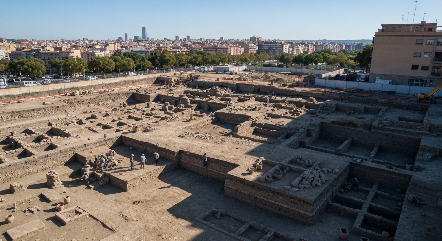 Barselona'da Tarihi Keşiflerin Gölgesinde Yeni Adalet Sarayı: Arkeolojik Kazılar