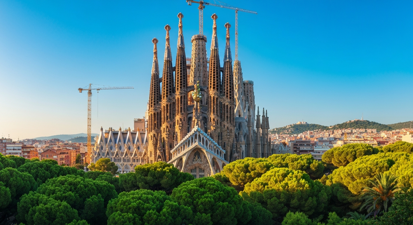 Barselona'da Bahar Sisi: Sagrada Familia'yı Yutan "Hayaletimsi Deniz"