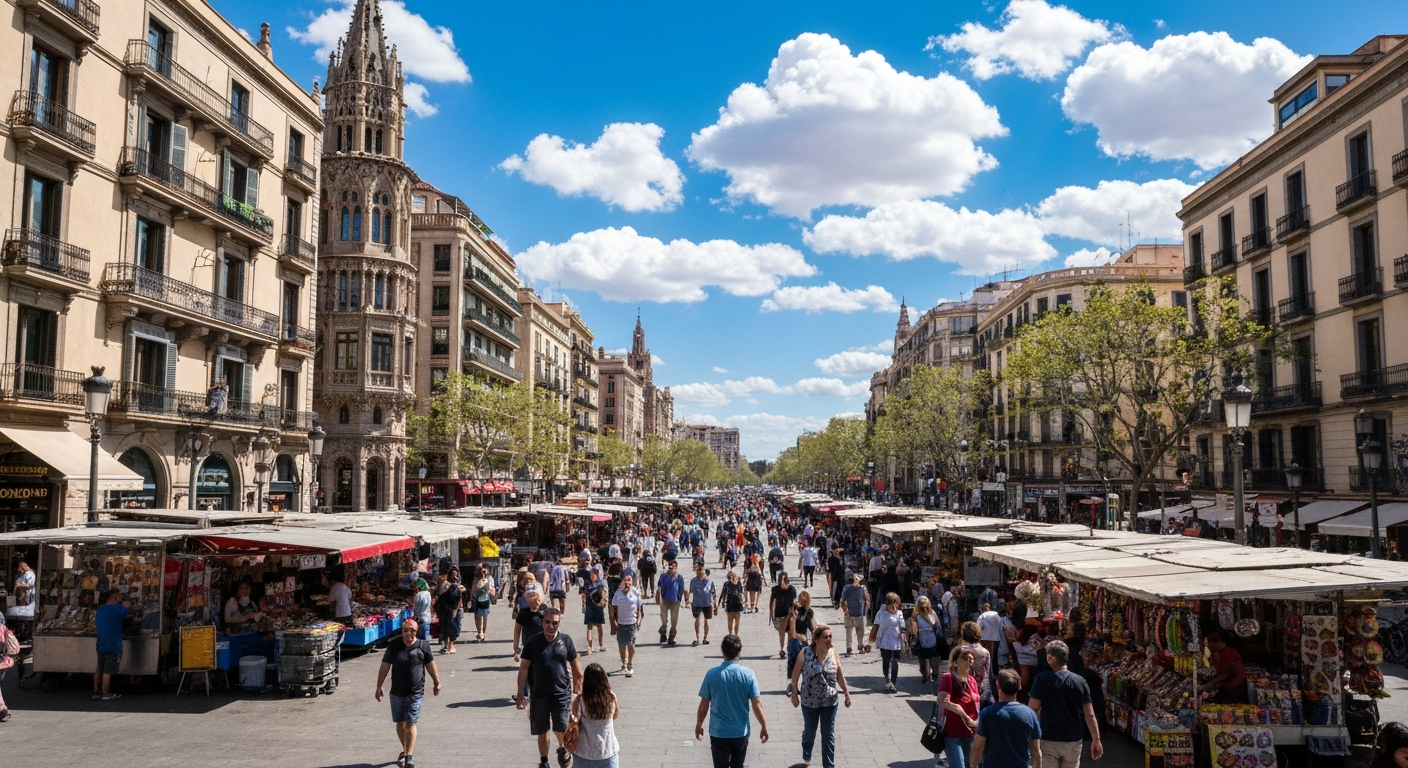Barselona'nın Kalbi La Rambla'ya Kültürel ve Ticari Yeniden Doğuş Projesi