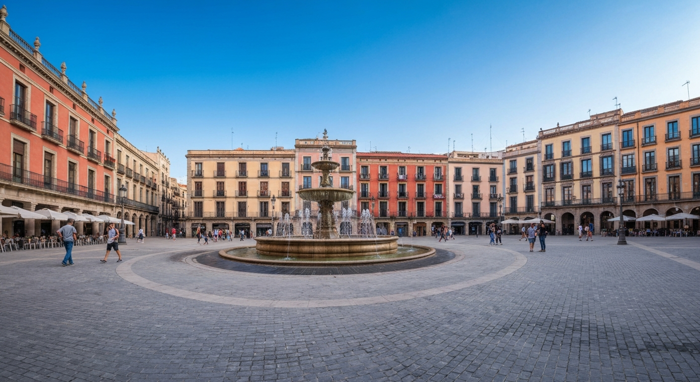 Barselona'nın Tarihi Plaza Adrià'sı Dönüşüyor: Yayalaştırma ve Yeşil Alan Vurgus