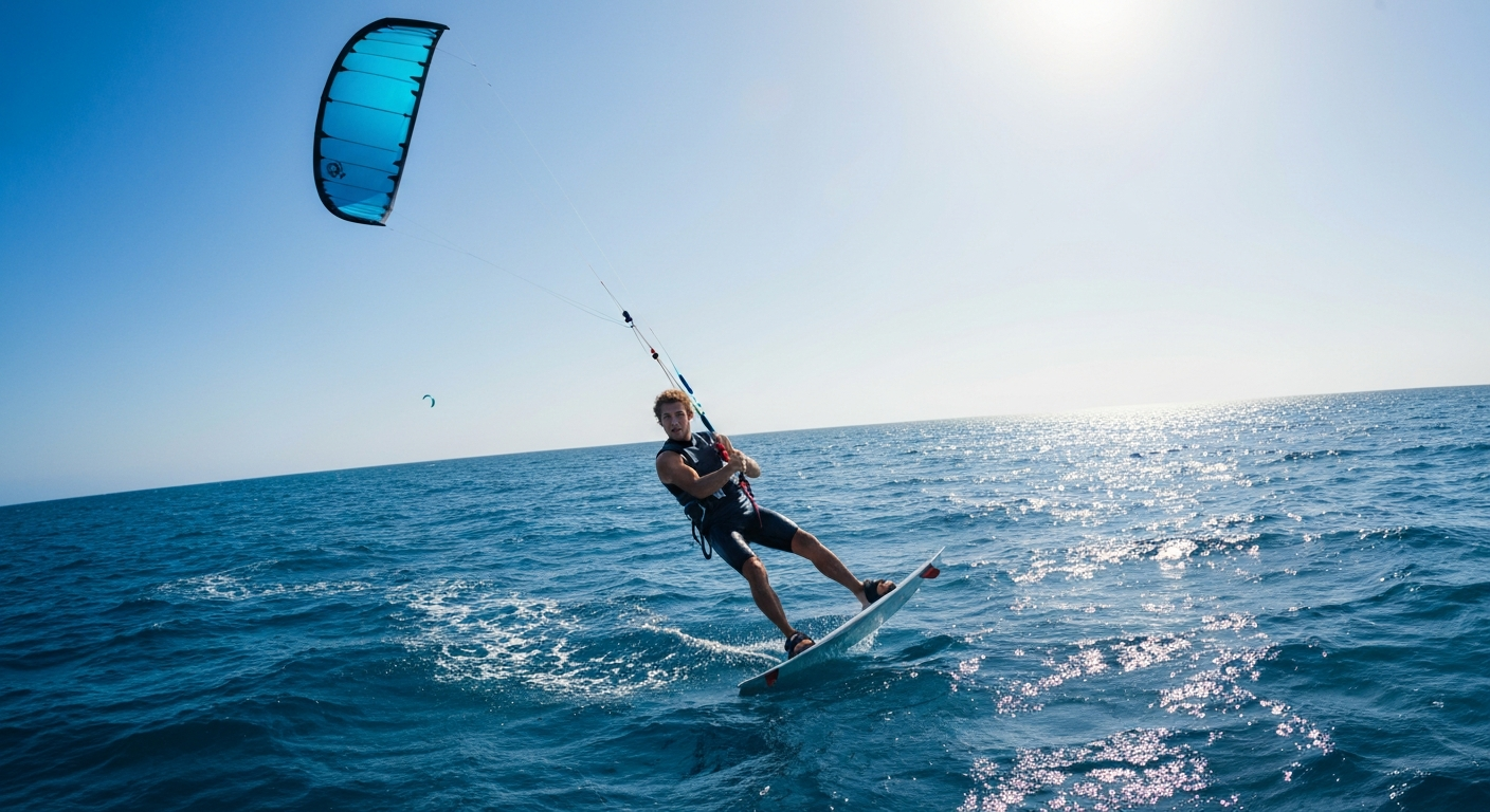 Bogatell Plajı Açıklarında Kitesurfçü Dramı: Denizde Bir Saat Sürüklenen Sporcu Kurtarıldı