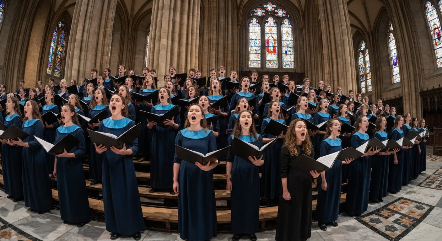 Sagrada Família'da 600 Koro Sanatçısı: Gaudí'nin Akustik Vizyonu Yeniden Canlanıyor