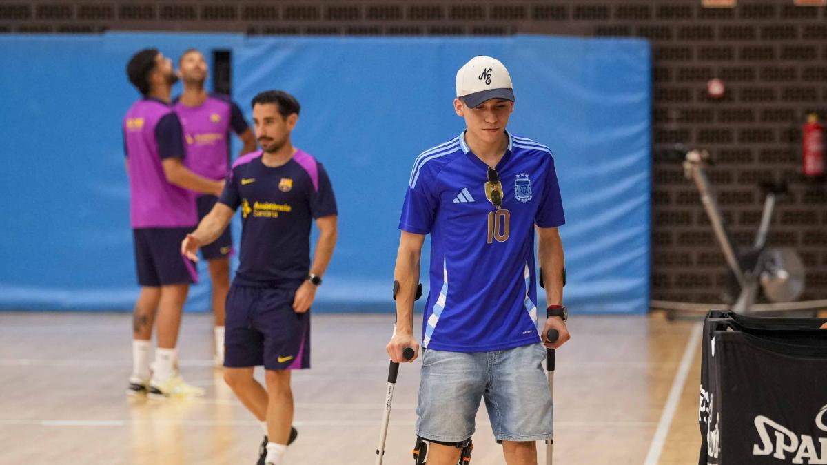 FC Barcelona'nın Yıldızı Lucho Gauna'dan Kahreden Haber: Diz Bağları Koptu!
