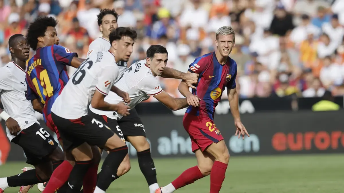 Dani Olmo'dan Barça'ya Altın Dokunuş: 10 Dakikada İki Asist, Flick'i Etkiledi