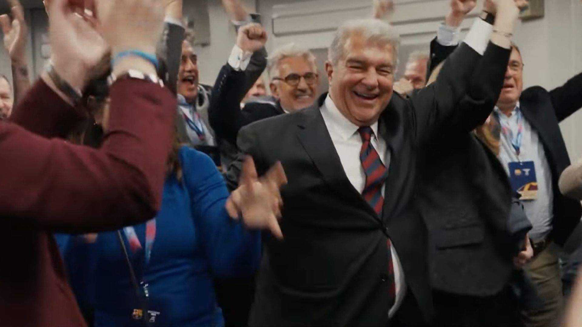 Joan Laporta'nın Zafer Anı: Barselona Başkanlık Seçimlerinde Erken Kutlama