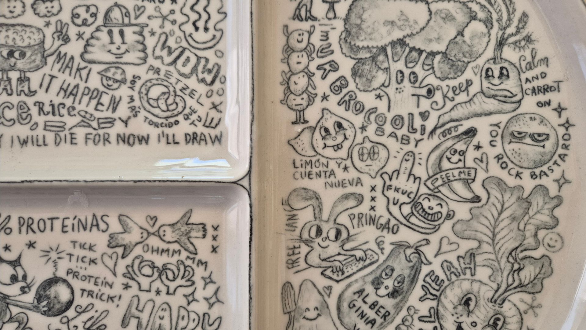 Barselona'dan Sofralara Mizah: Si'l Vous Plate'in Asi Seramikleri