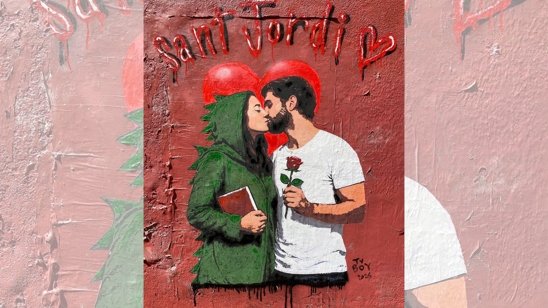 Barselona'da Sant Jordi Afiş Tartışması: TVBoy'dan "Herkesi Memnun Etmek İmkansız" Yorumu