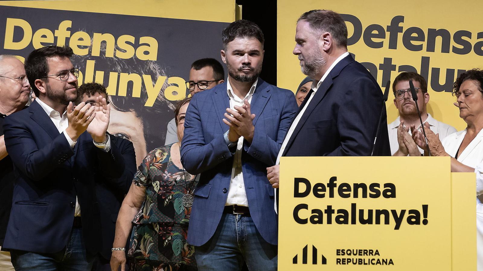 Junqueras'tan Rufián İddialarına Yanıt: "ERC Her Şeyin Üstündedir"