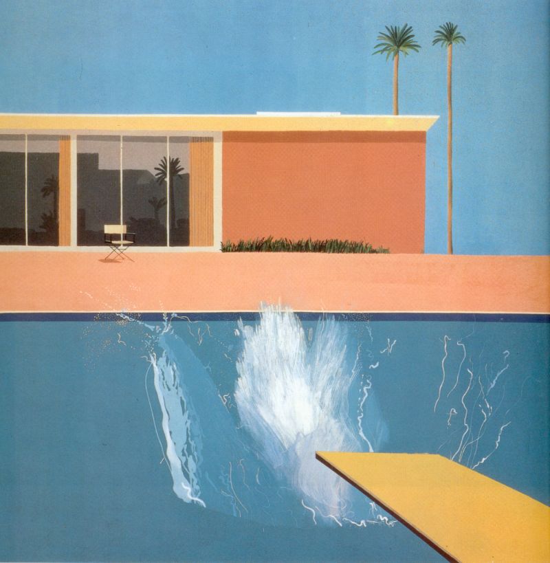 David Hockney'den Havuzların Gizemli Çekiciliği: Lüks, Özgürlük ve Amerikan Rüyası