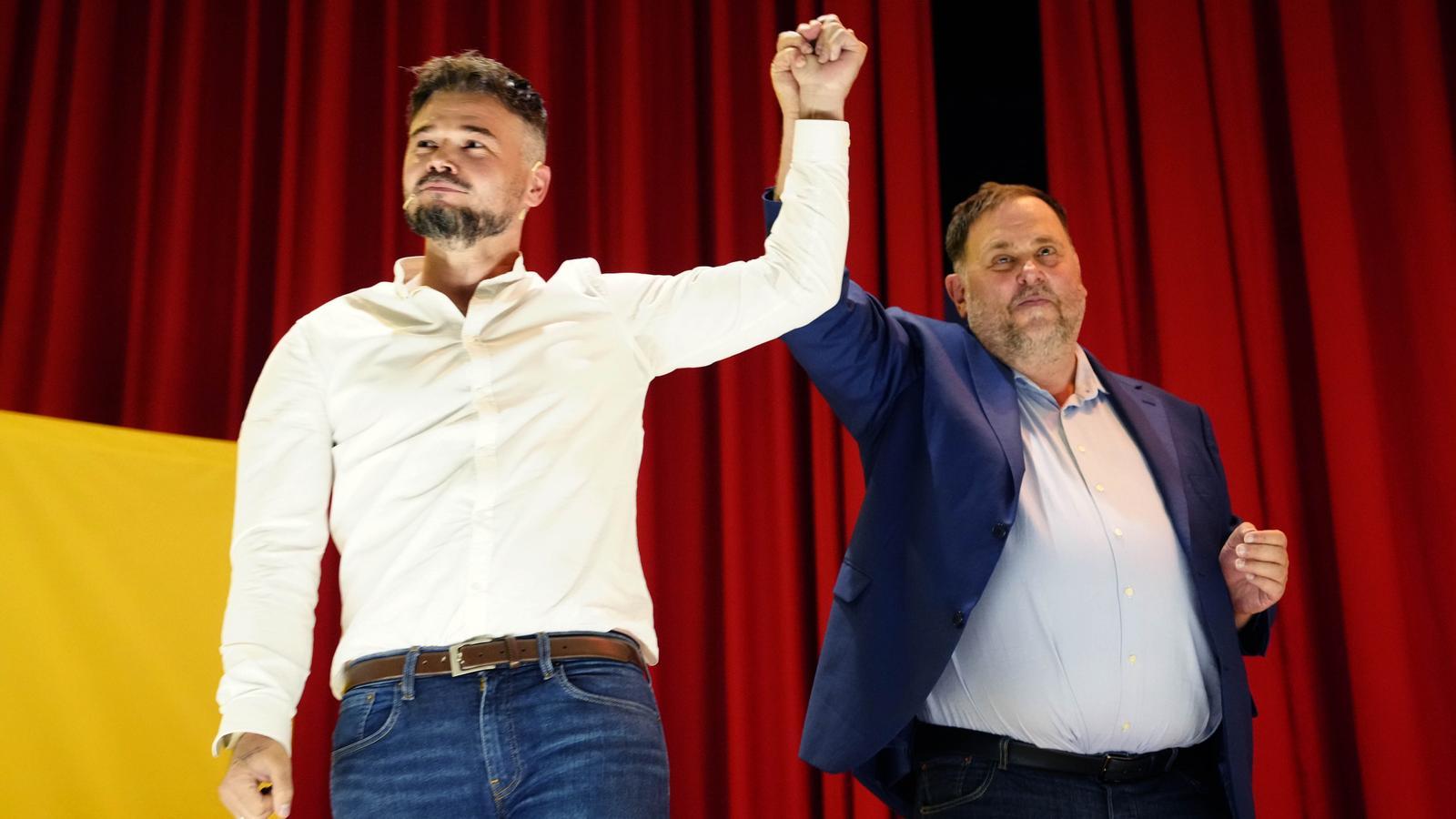 Junqueras'tan Rufián'a Net Yanıt: ERC Katalonya'da Sol Birliği Zaten Temsil Ediyor