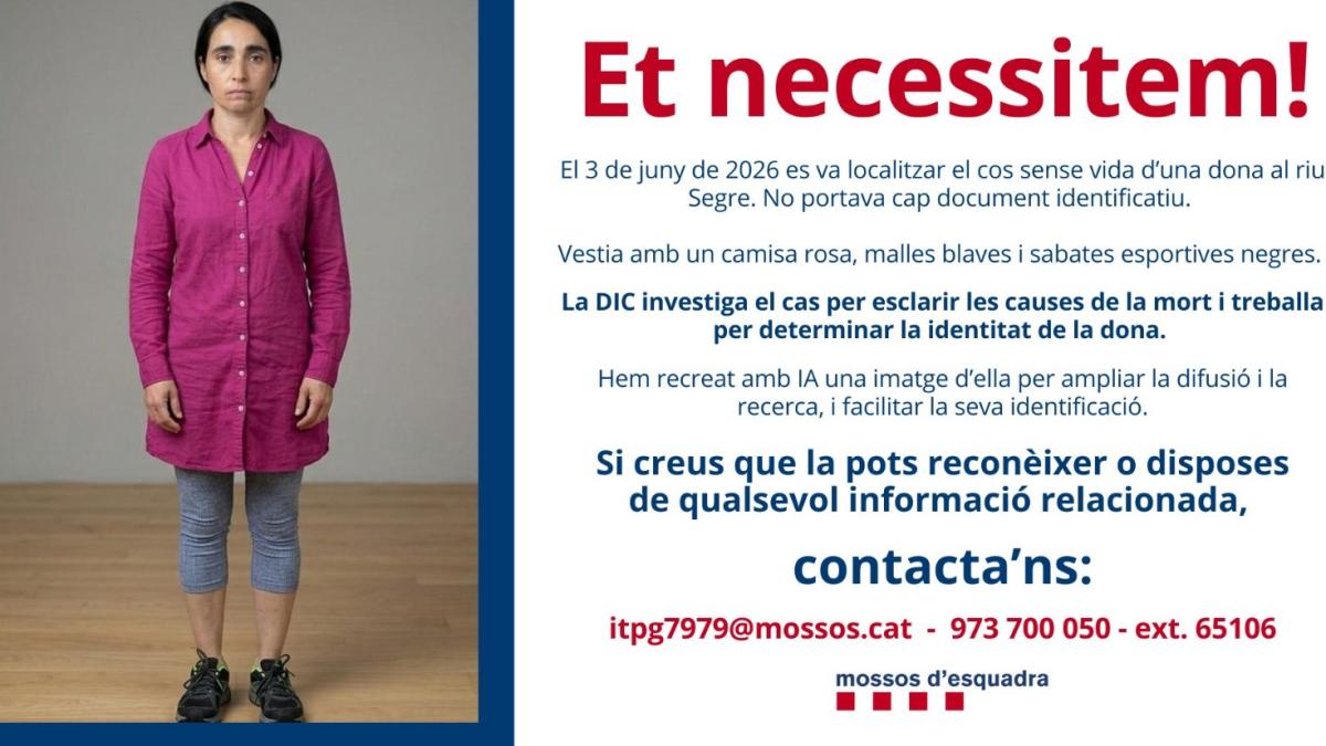 Mossos'tan Yapay Zeka Destekli Kimlik Tespiti Hamlesi: Segre Nehri'nde Bulunan Kadın