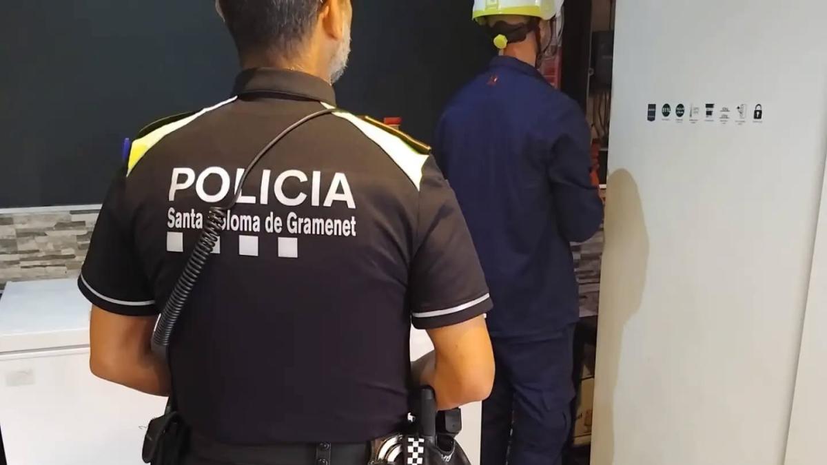 Santa Coloma'da Tehlikeli Kaçak Elektrik Bağlantıları Ticarethanelerde Tespit Edildi