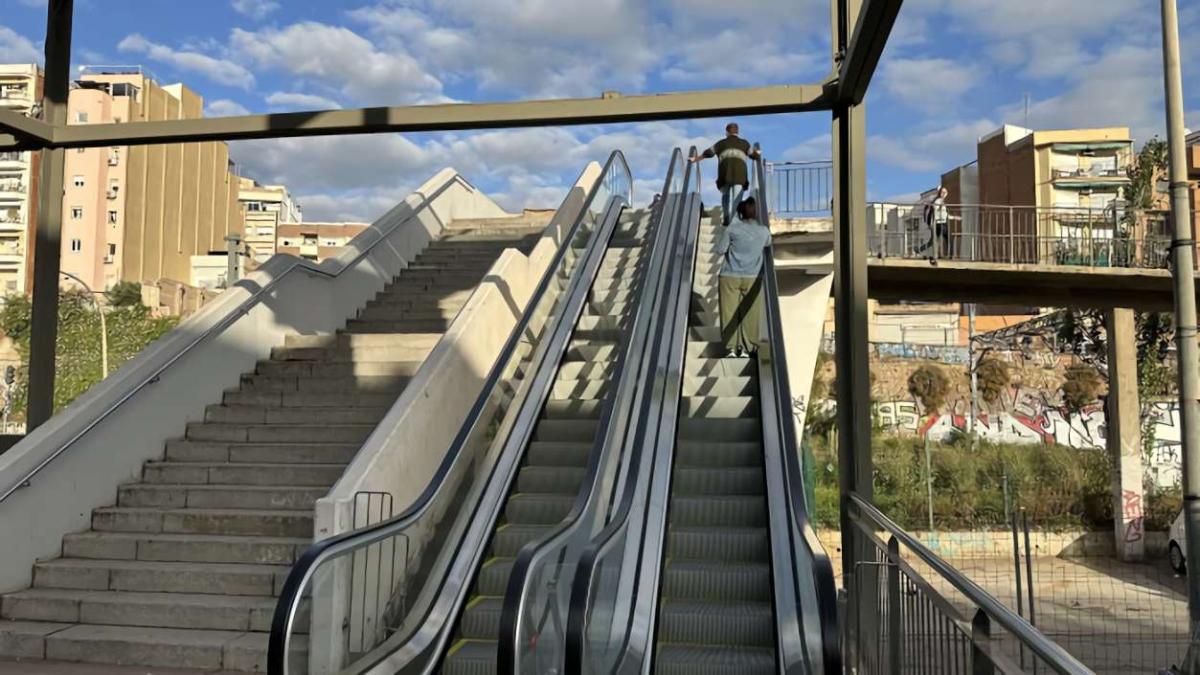 L'Hospitalet'teki Pont d’en Jordà Yürüyen Merdiven Hasarı, Yeniden Açılışı Ekim'e Erteledi