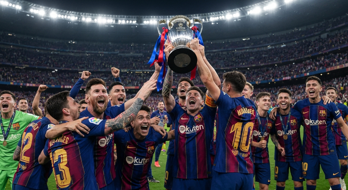 Barcelona Sezonu Muhteşem Kapatıyor: Valencia Maçı, Şampiyonluk Yemeği ve Kupa Müzeye!