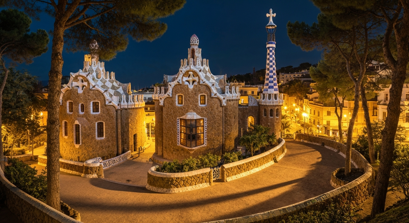Barselona'nın İkonik Park Güell'i 6 Milyon Avroluk Aydınlatma Revizyonuna Gidiyor