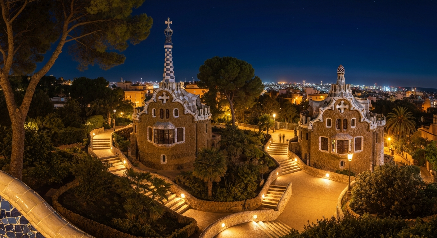 Barselona'nın İkonik Park Güell'ine Kapsamlı Aydınlatma ve Teknoloji Yenilemesi