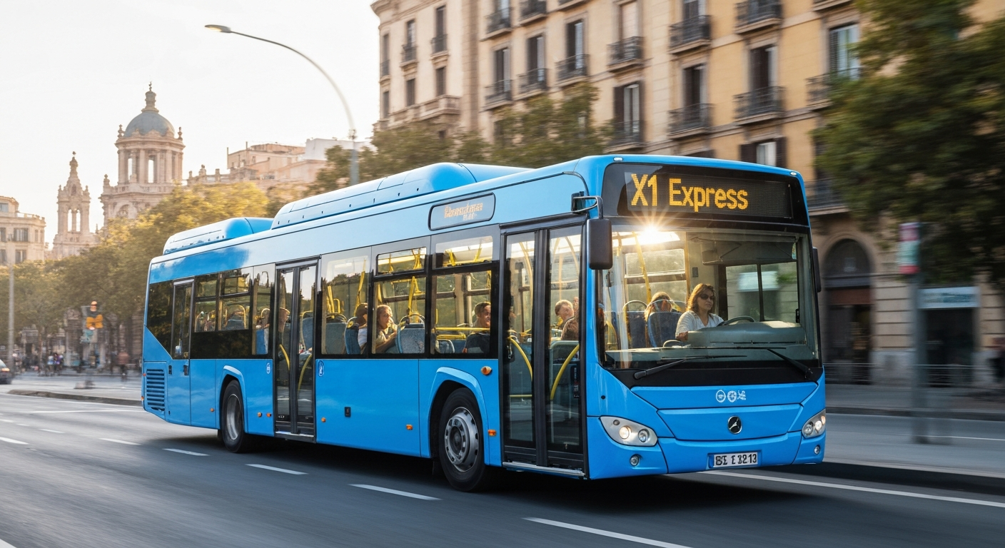 Barselona'nın X1 Ekspres Otobüs Hattı, Üniversite Bölgesine Ulaşımı Genişletiyor