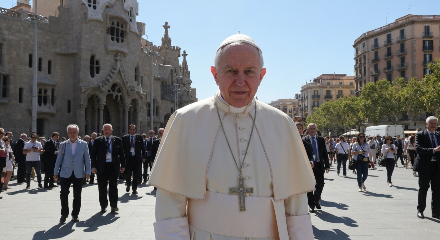 Papa León XIV'ün Barselona Ziyareti: Hapishaneden Sagrada Família'ya Yoğun Program