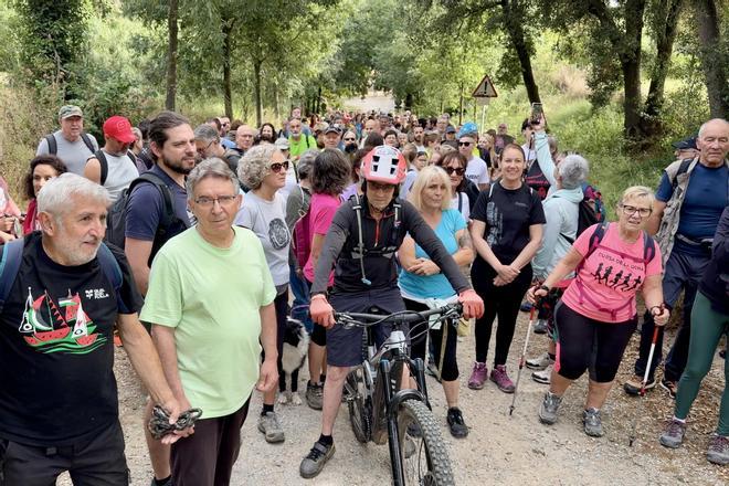 Barselona'da Collserola Parkı Kapanışına Karşı Vatandaşlardan Büyük Protesto