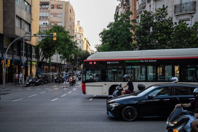 Gràcia'da Kaza Paniği: TMB Otobüsüyle Çarpışan Otomobilde Üç Yaralı