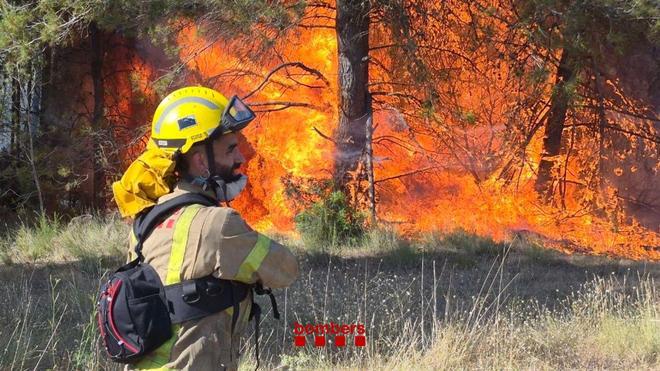 Tarragona'daki Orman Yangını Kontrol Altında: Pla de Manlleu Halkı Evlerine Dönüyor