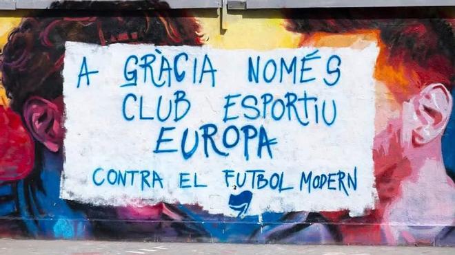 Barselona'da Messi ve Lamine Yamal Muralına "Modern Futbola Karşı" Saldırı: Sanat ve