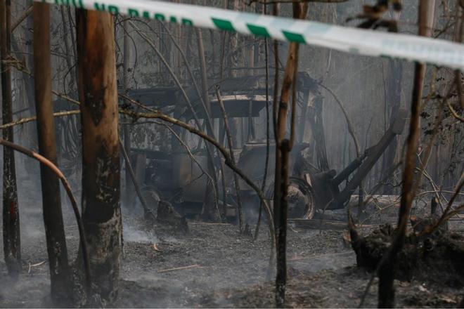 A Laracha ve Carballo'daki Orman Yangını Söndürüldü: 187 Hektar Kül Oldu