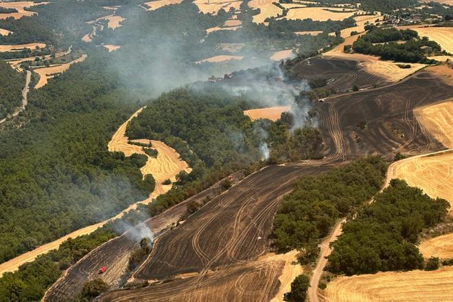 Savallà del Comtat'taki Yangın Kontrol Altına Alındı: Segura Halkı Rahat Bir Nefes Aldı