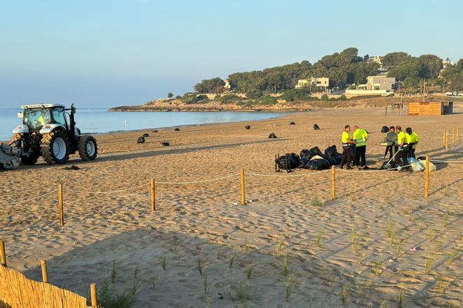 Tarragona'da Sant Joan Sonrası Çevre Temizliği: 14 Tondan Fazla Çöp Toplandı