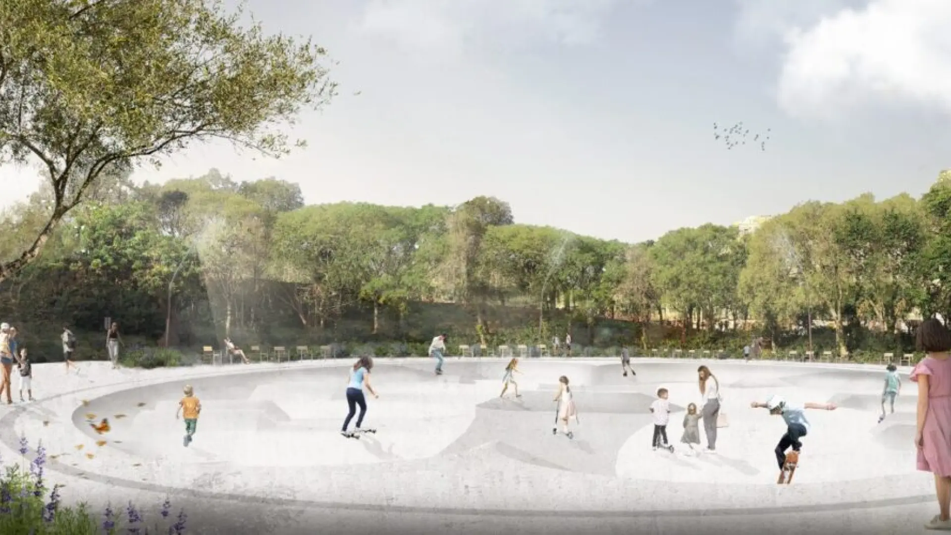 Barselona'da Pablo Neruda Meydanı Yenileniyor: Pump Track Pisti Geliyor