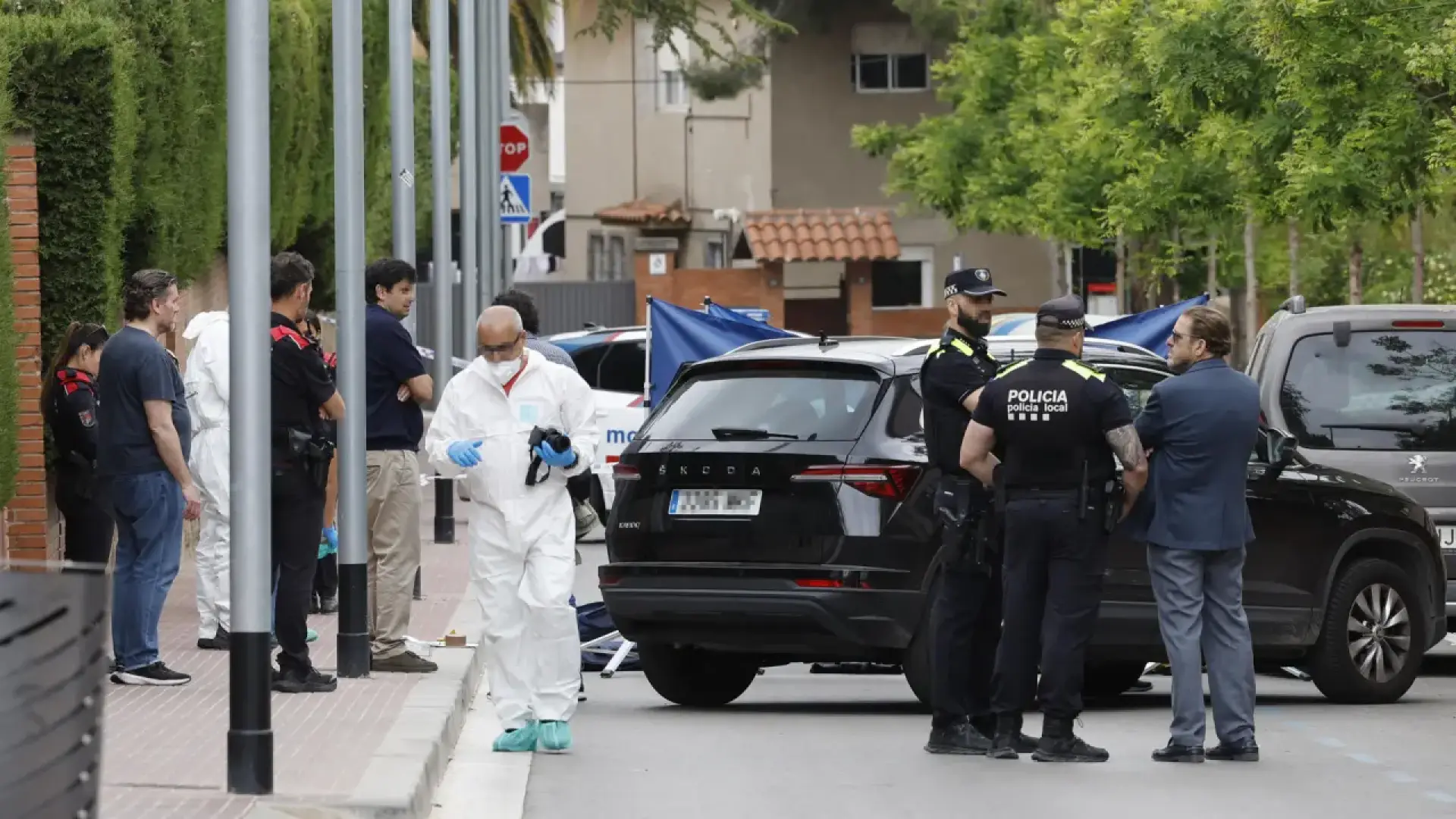 Barselona'da Kadın Cinayetinde Dehşet Anları: Kahraman Komşu Katile Meydan Okudu