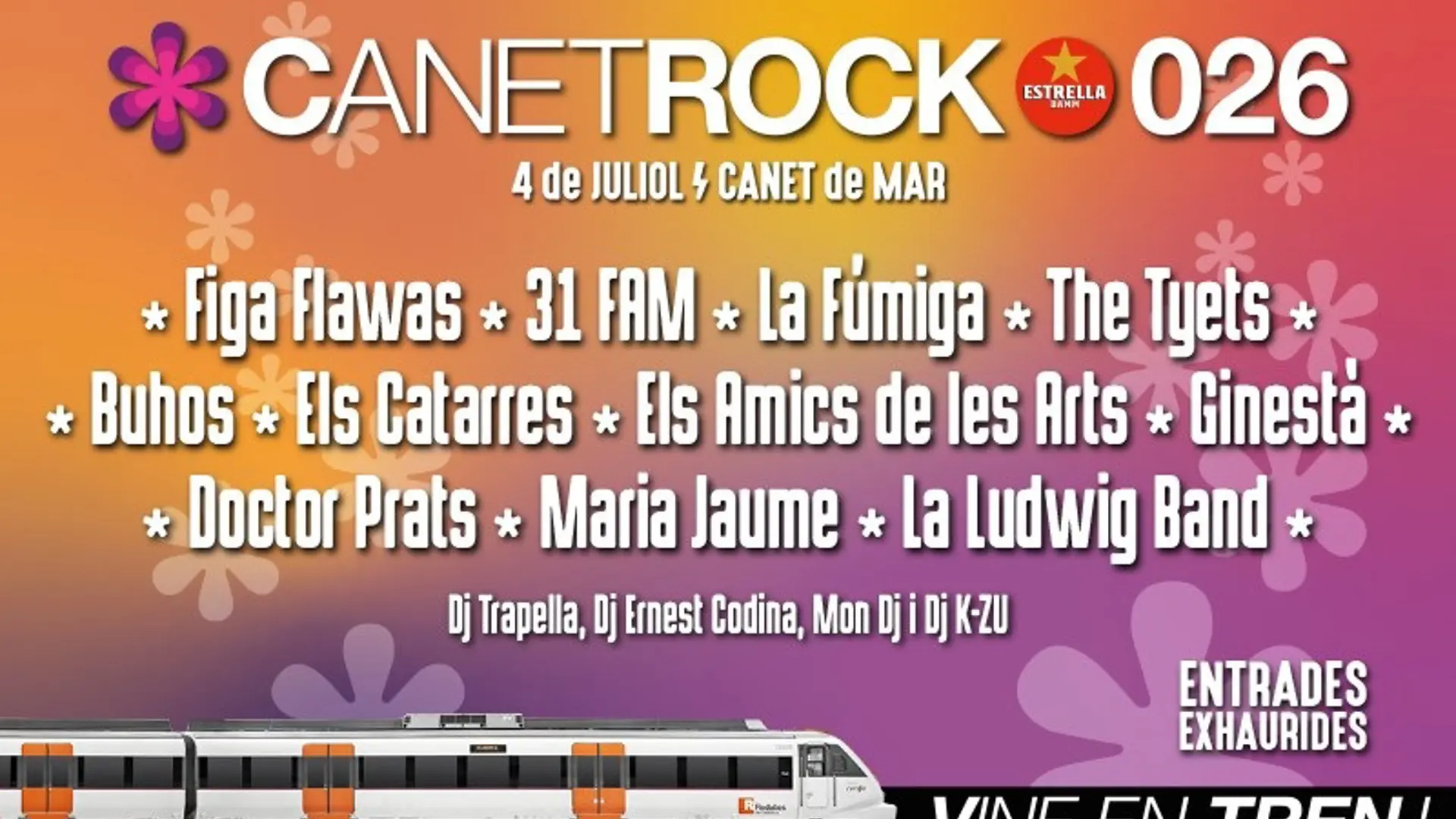 Renfe'den Canet Rock Festivali'ne Özel Takviye: 17.000 Ek Koltukla Ulaşım Kolaylaşıyor