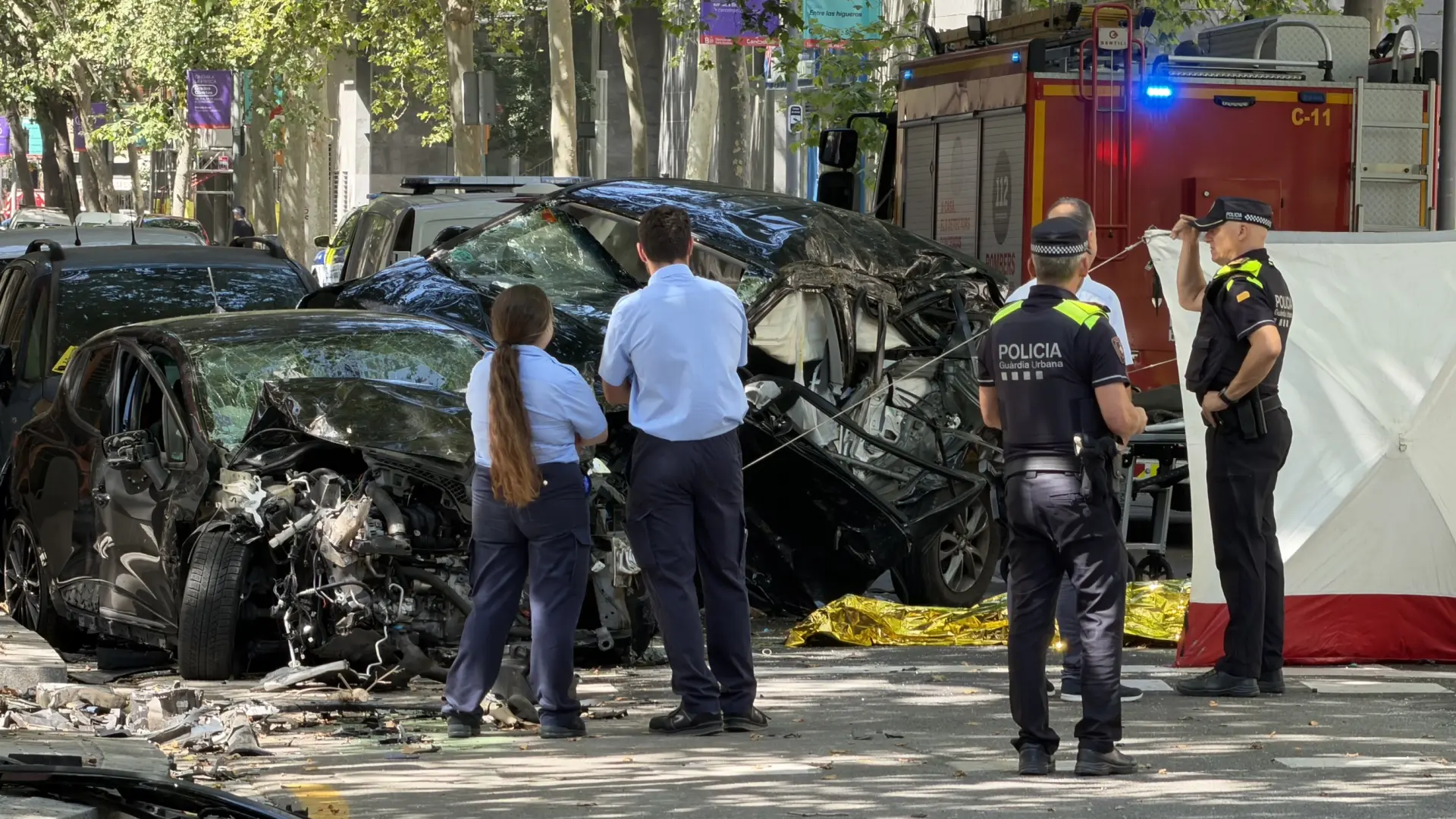 Barselona'da Polisten Kaçan Sürücünün Karıştığı Kazada İki Ölü