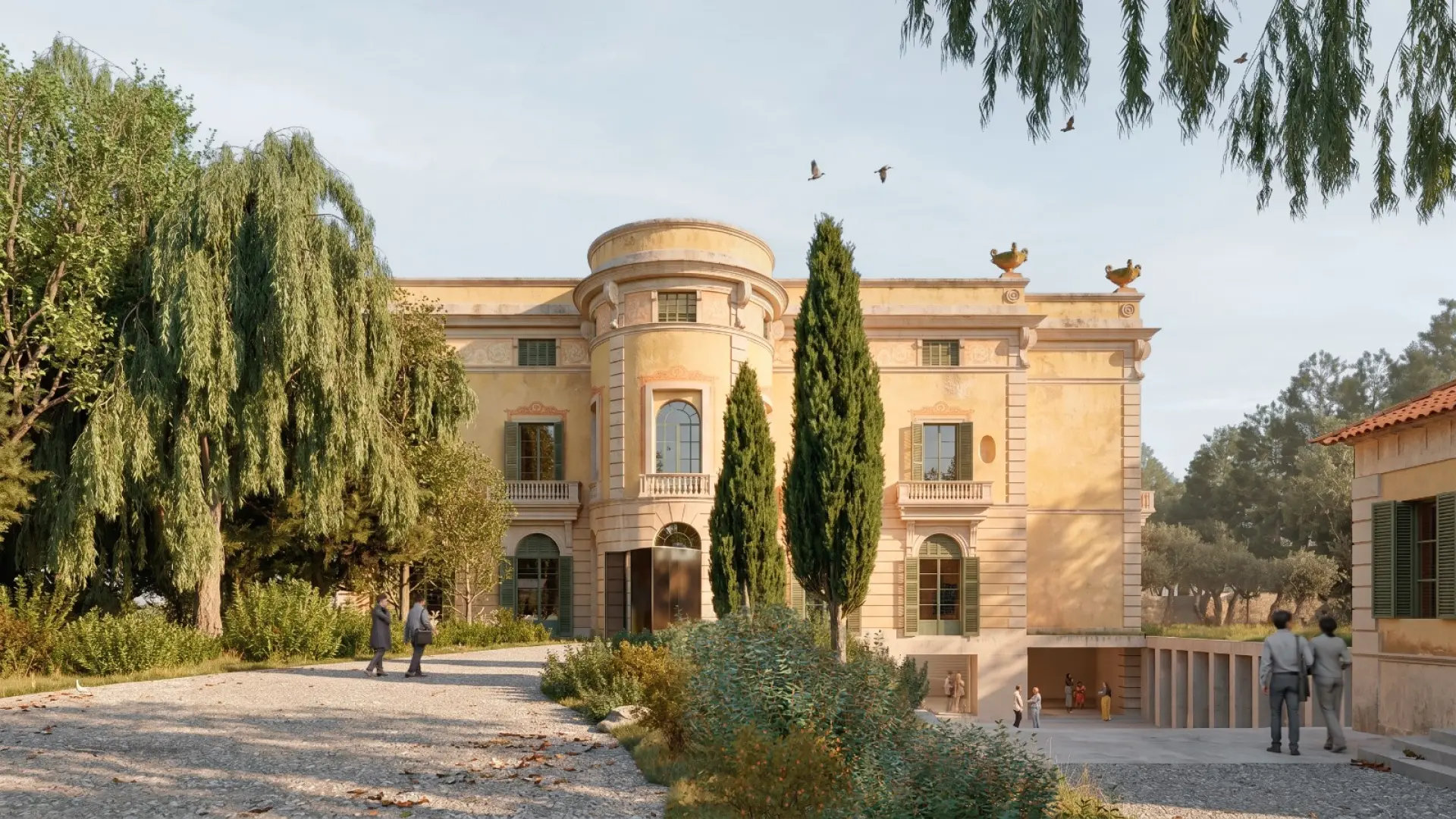 Barselona'nın Tarihi Palau de Pedralbes'i Modern Bir Kurumsal Merkeze Dönüşüyor