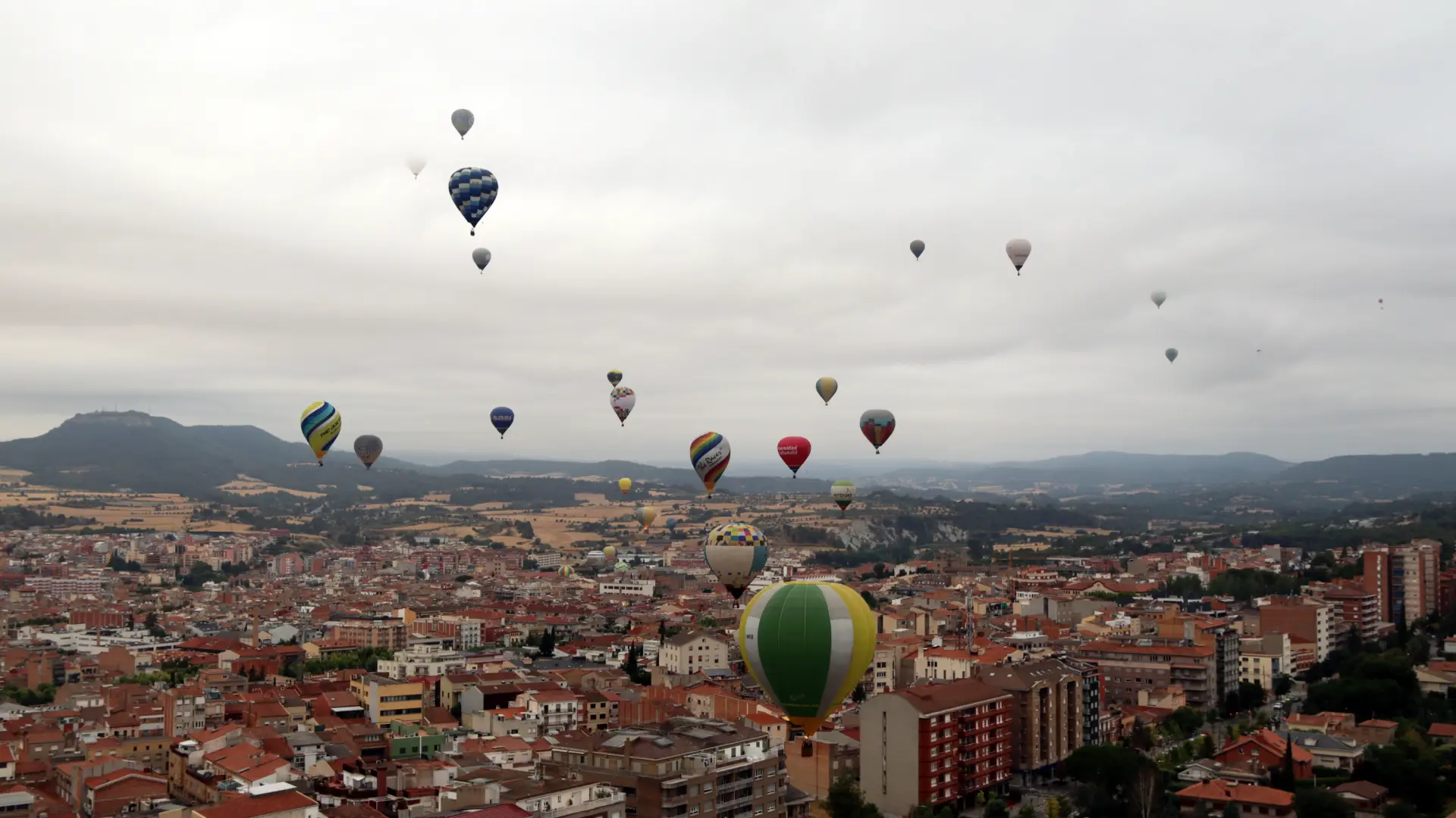 Igualada Balon Festivali'nde Yangın Riski Nedeniyle Uçuşlar İptal Edildi