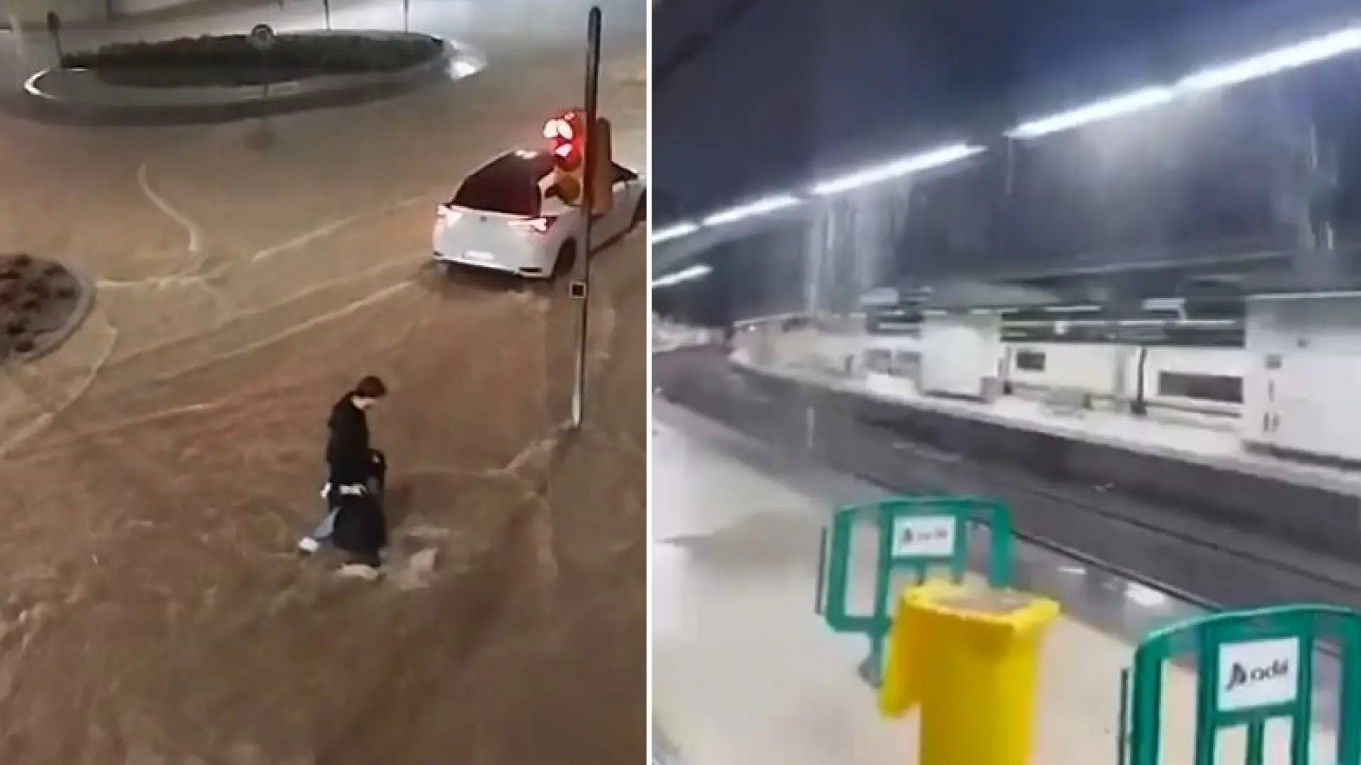 Barselona Şiddetli Fırtınanın Pençesinde: Metrekareye 100 Litre Yağışla Kent Felç Oldu