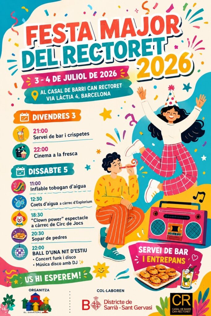 Barselona'nın Can Rectoret Mahallesi'nde 2026 Festa Major Coşkusu Başlıyor!