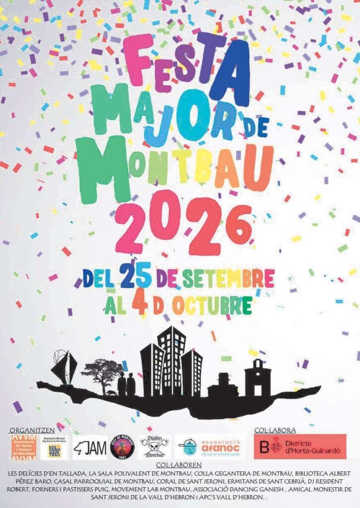 Barselona'nın Montbau Mahallesi'nde Geleneksel Festival Coşkusu: 2026 Programı ve Öne