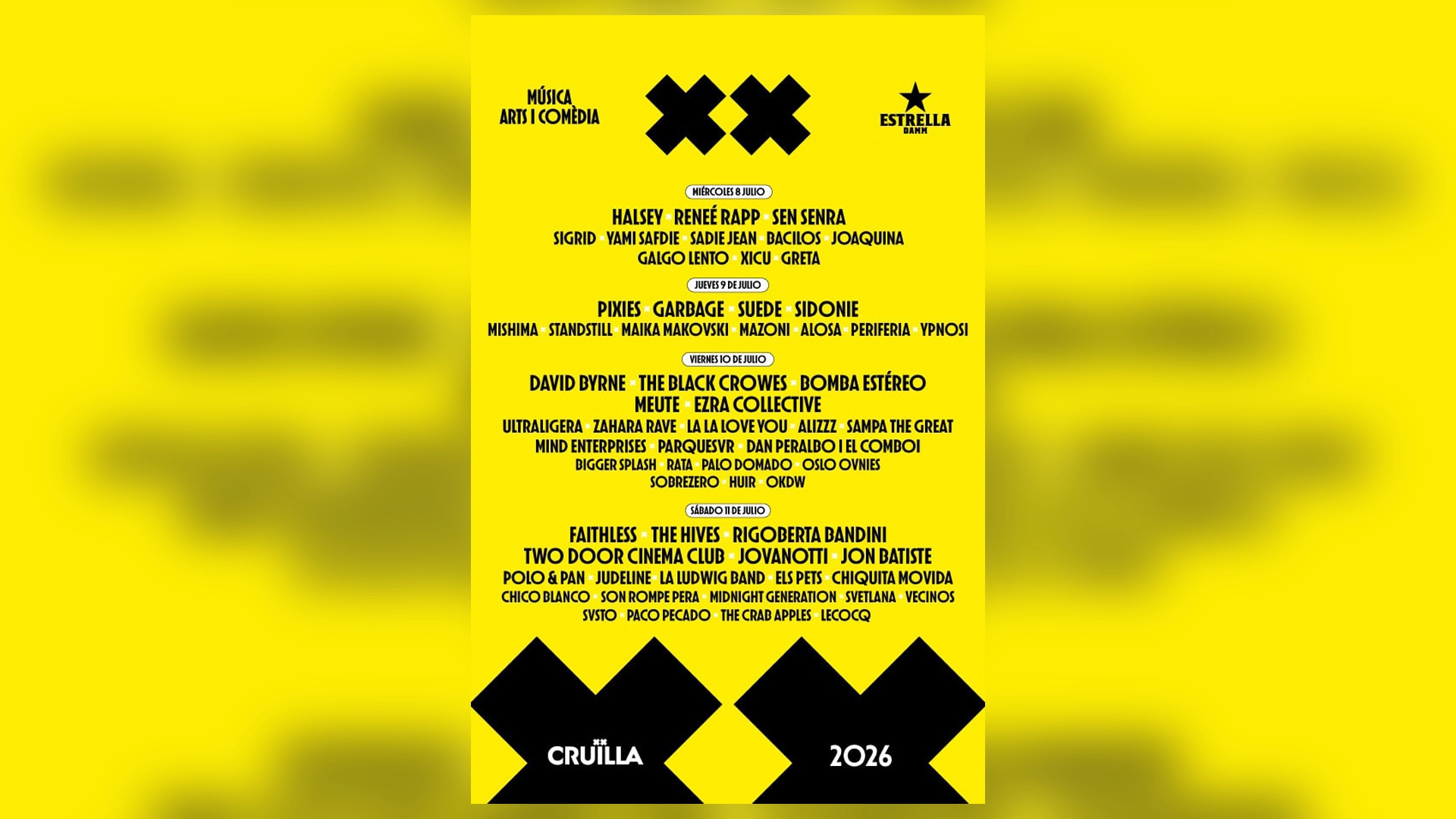 Cruïlla Festival İçin Geri Sayım Başladı: Barselona Müzik Şölenine Hazırlanıyor