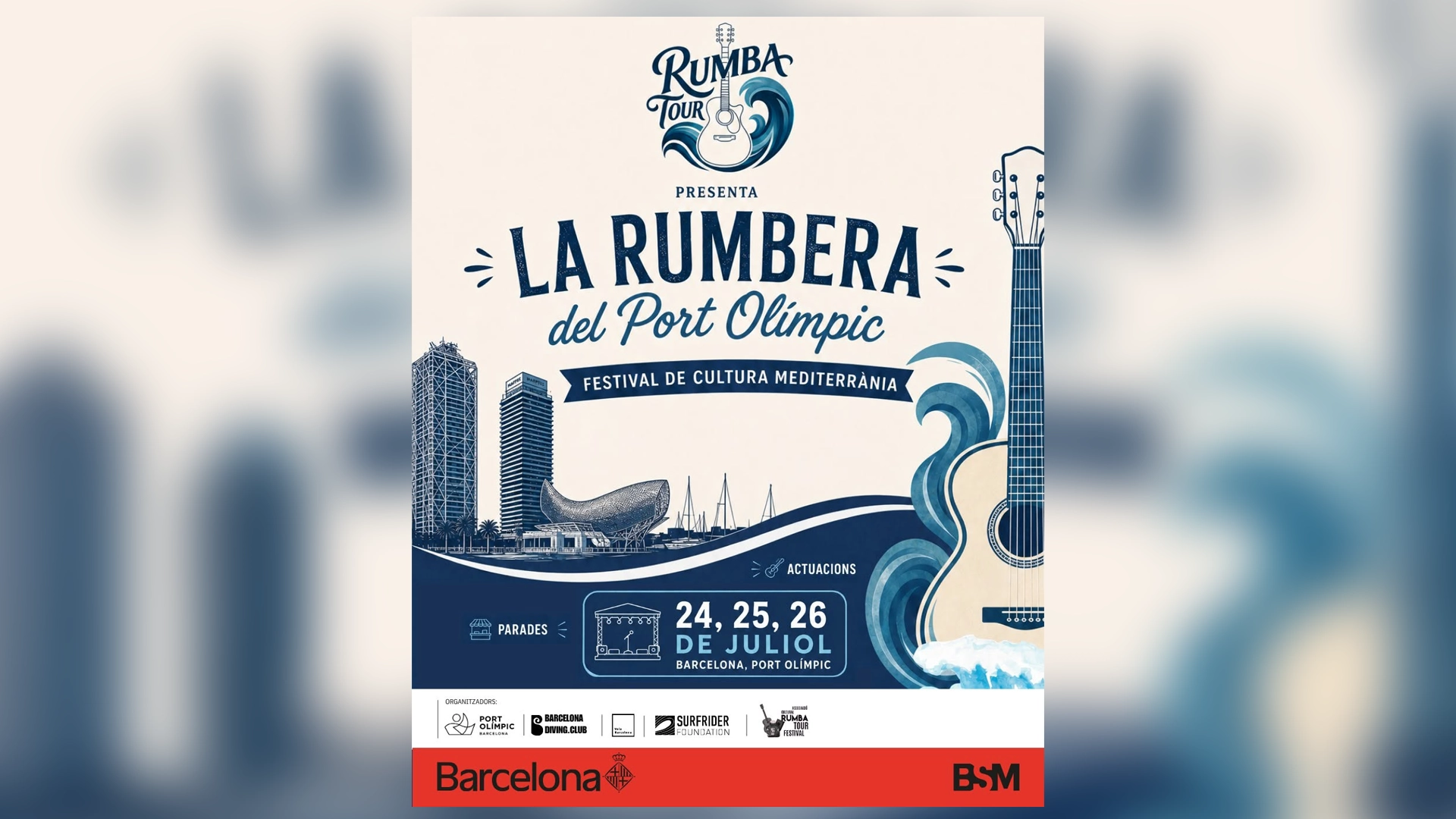 Barselona'nın Kalbinde Rumba Coşkusu: Rumba Tour Festival Port Olímpic'te Başlıyor