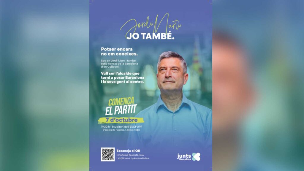 Barselona'da 2027 Yerel Seçim Yarışı Başladı: Junts, Jordi Martí'yi Tanıtıyor
