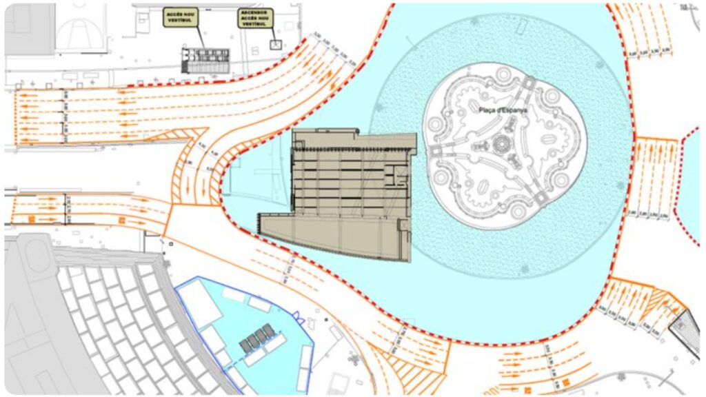 Barselona'nın Kalbinde Dönüşüm: Plaça d'Espanya Armut Şeklini Alıyor