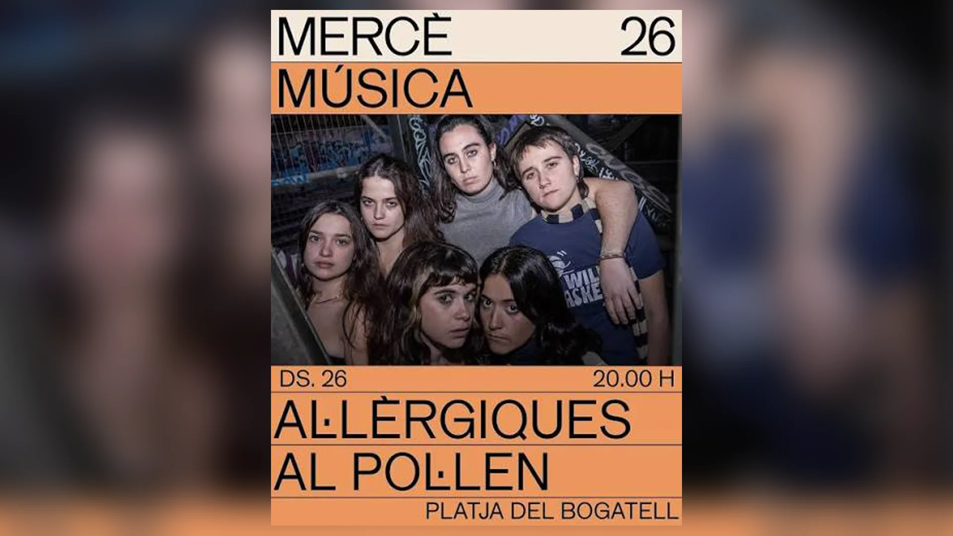 Barselona'nın Yükselen Yıldızı 'Al·lèrgiques al pol·len', La Mercè Sahnesinde Rock