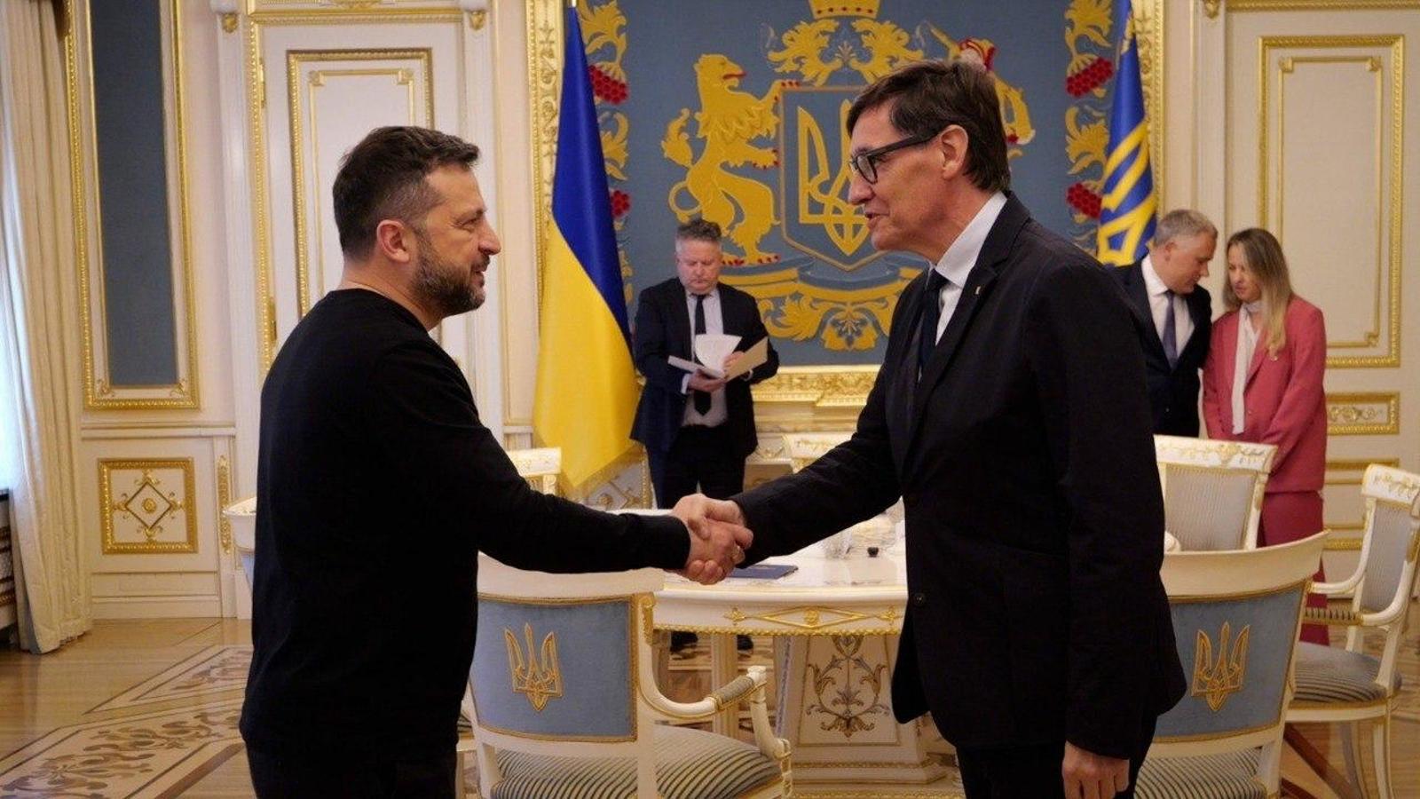 Katalonya Lideri Illa'dan Kiev'e Destek Ziyareti: Zelenski ile Görüştü