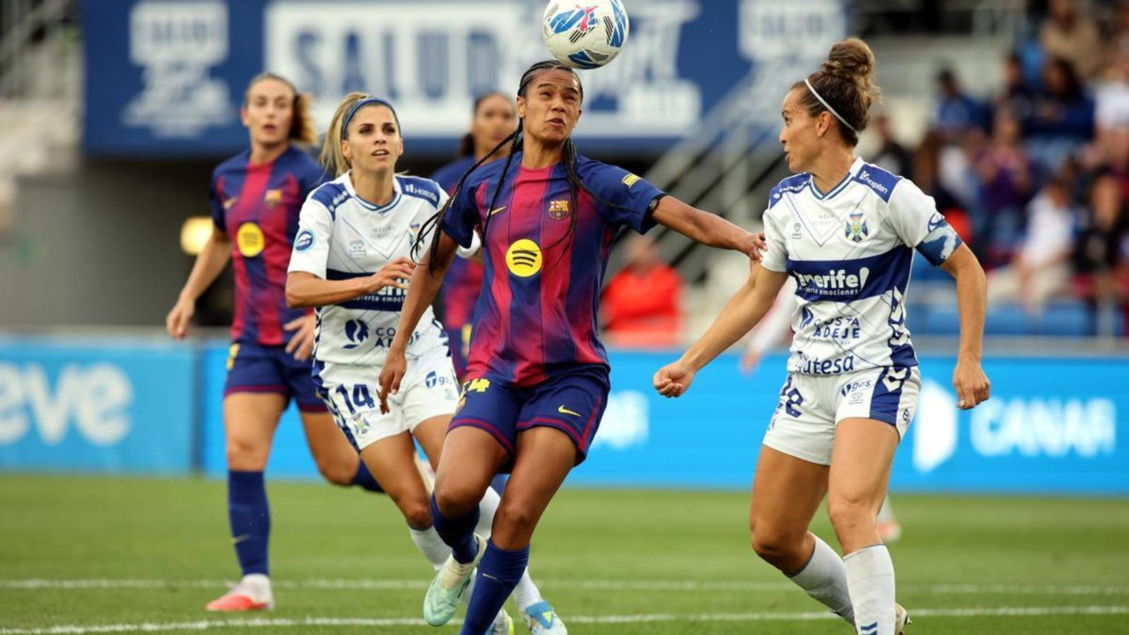 Barcelona Kadınları Tenerife Deplasmanında Geri Dönüşle Kazandı, Gözler Finallerde