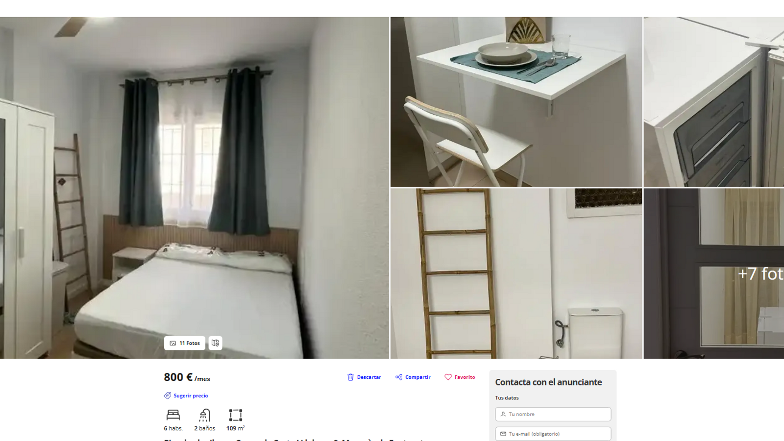 Emlakçılar Oda Kiralama Modeline Geçti: Palma'da 14 m²'lik Oda 800€!