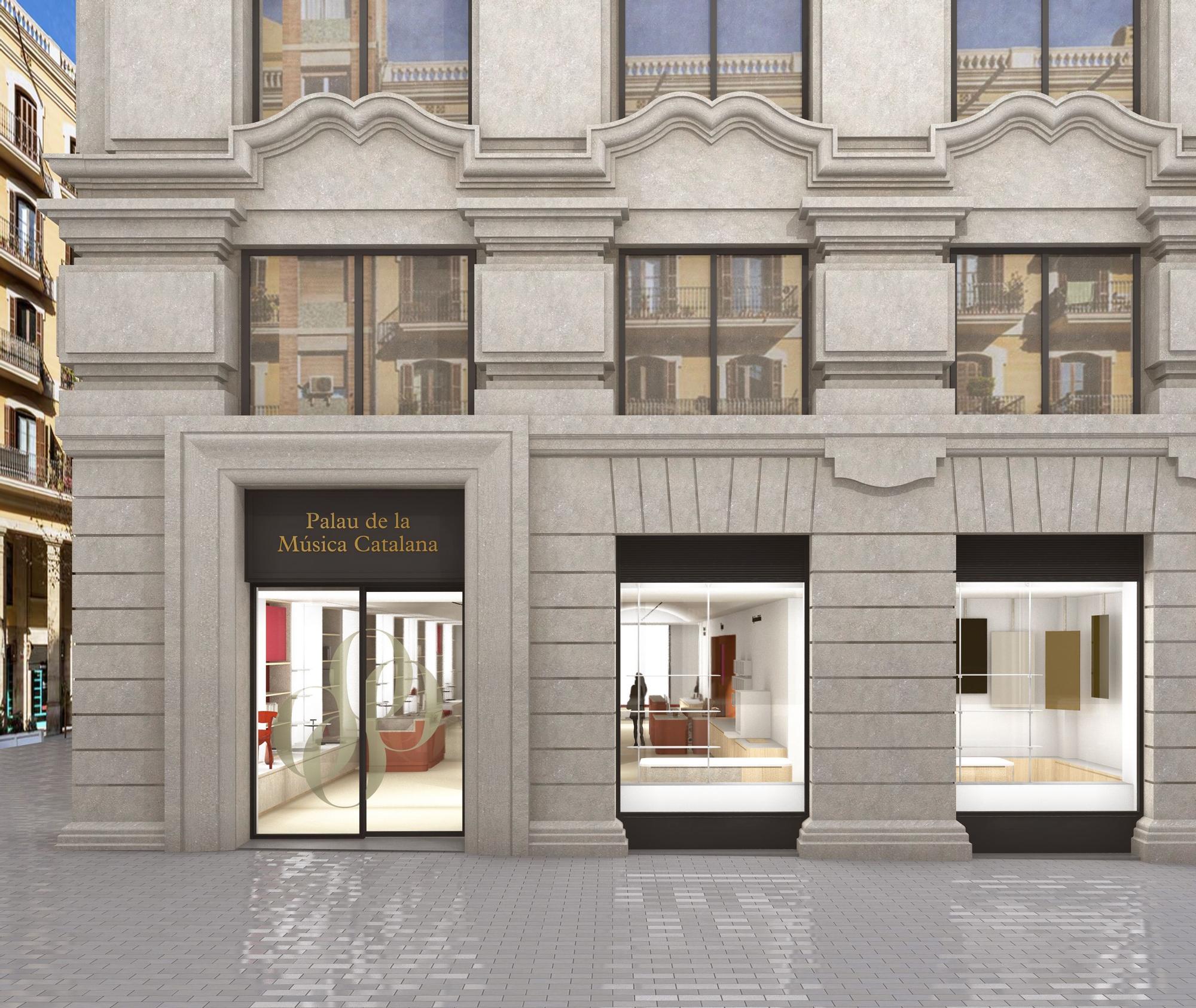 Barselona'nın İkonik Palau de la Música'sı Via Laietana'ya Yeni Bir Kapı Açıyor
