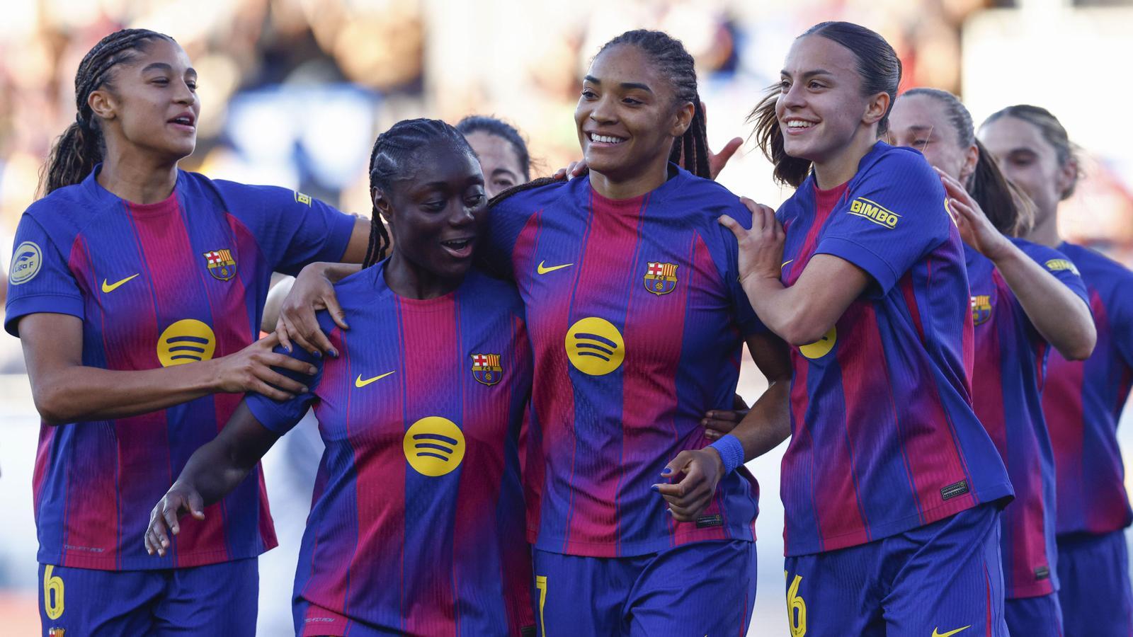 FC Barcelona Kadınlar Şampiyonluğa Koşuyor: Badalona'ya Gol Yağmuru